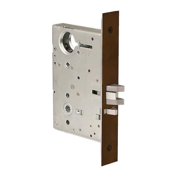 Storeroom or Closet Mortise Lockbody Only, Oil Rubbed Bronze